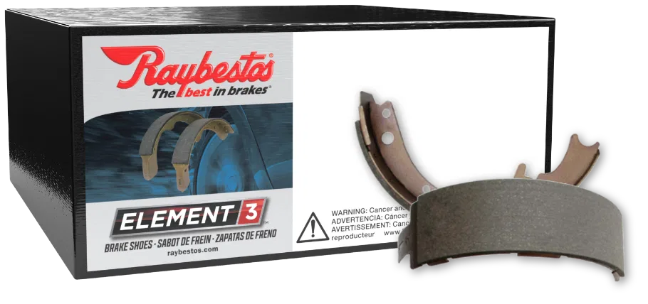 871PG – R/M BRAKES Brake Shoe, OE Replacement Organic - view 2